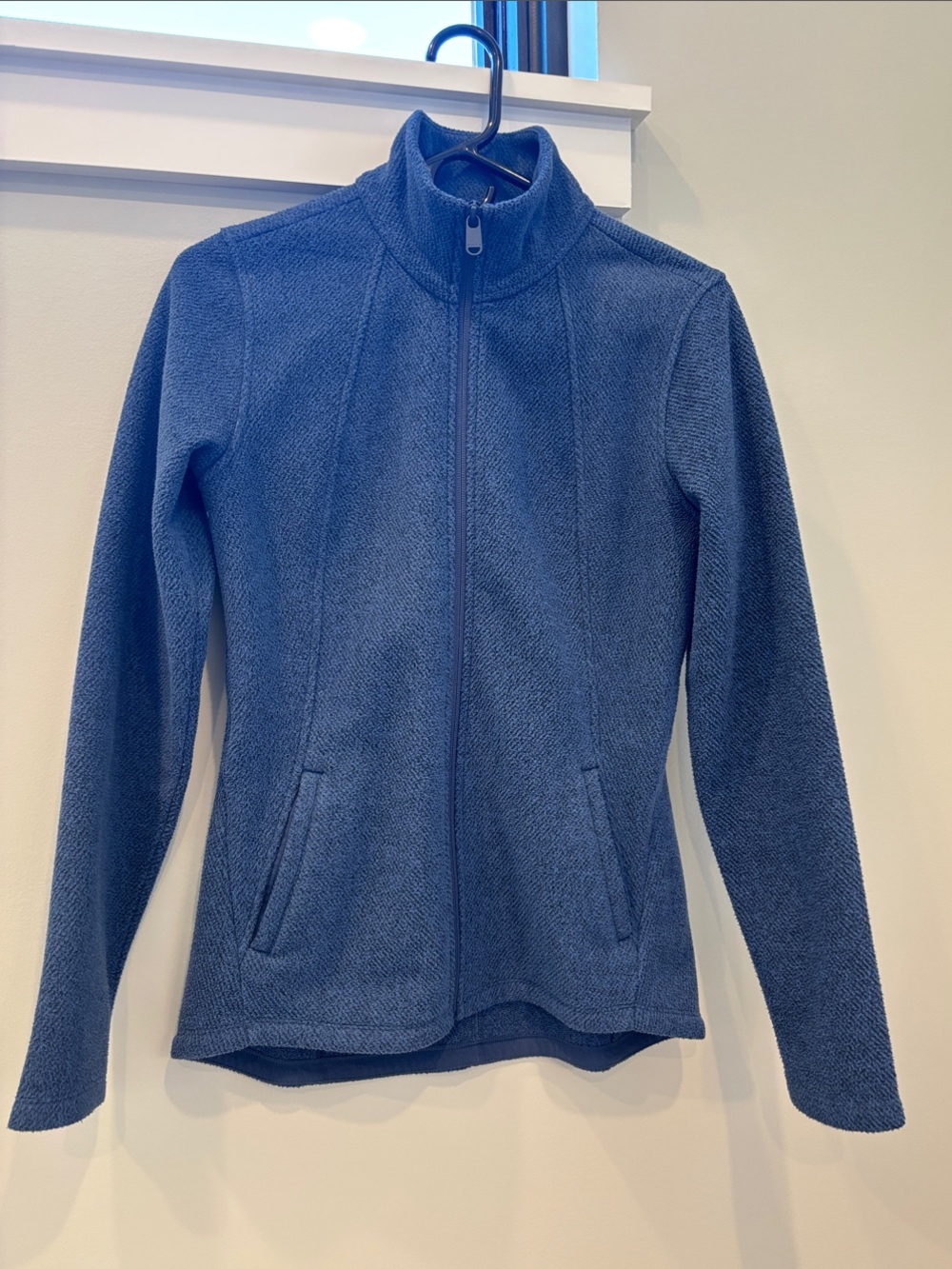 Athleta Women’s Blue Full‑Zip Fleece Jacket